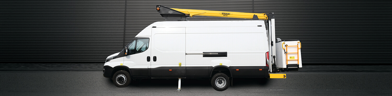 Van mounted platform from Versalift