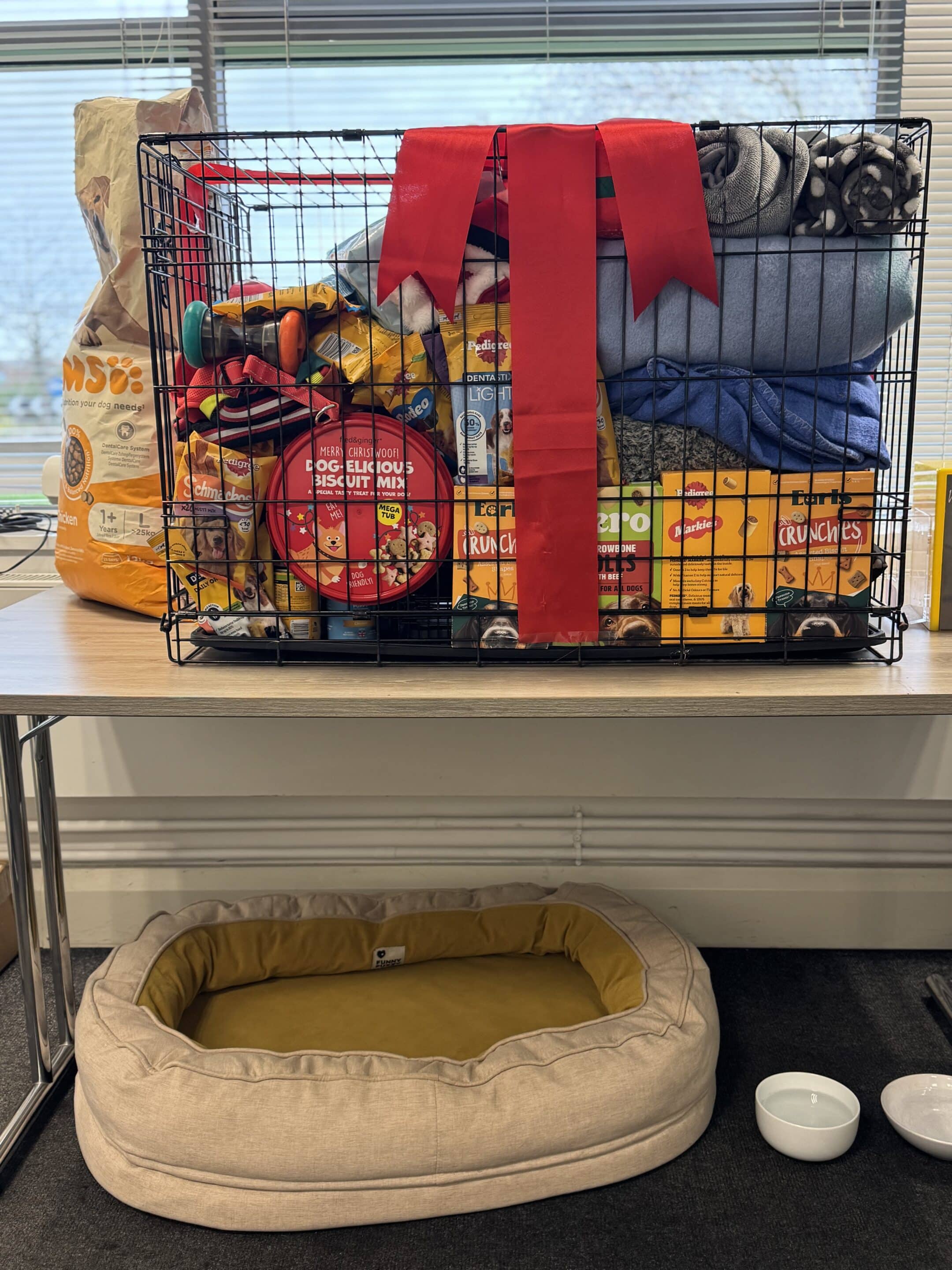 Image of donations to Midlands Dog Rescue