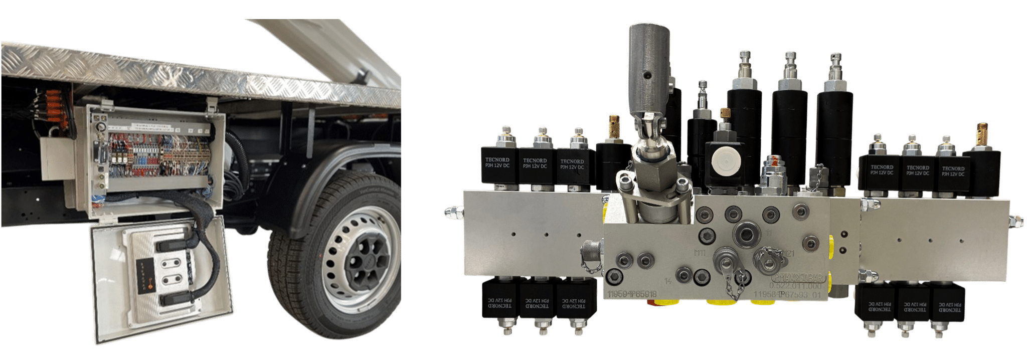 Versalift hydraulic controls